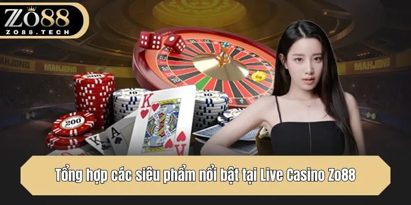 Tổng hợp các siêu phẩm nổi bật tại Live Casino Zo88